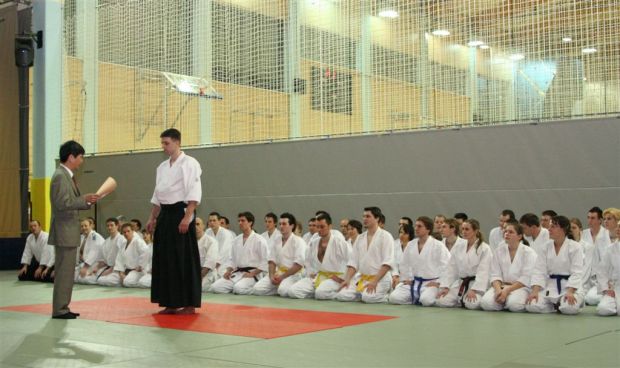 Predstavitev aikida priznanja Japonskega veleposlaništva