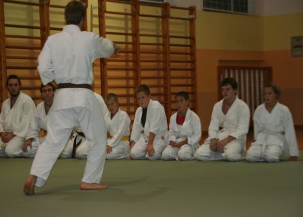 Trening na novih blazinah