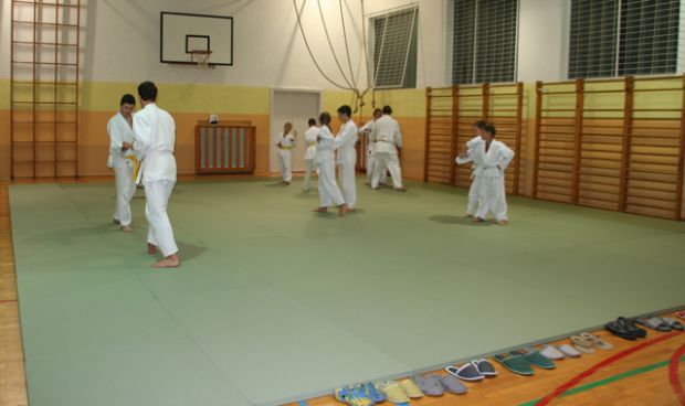 Trening na novih blazinah