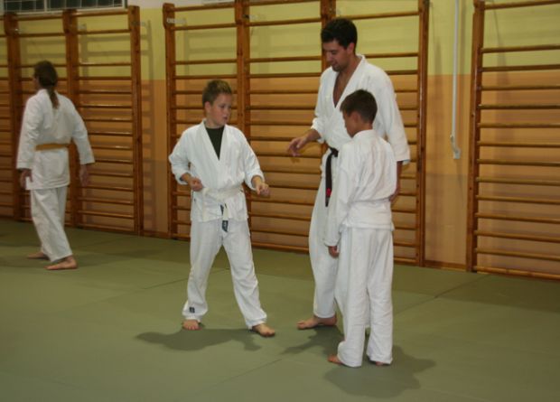 Trening na novih blazinah