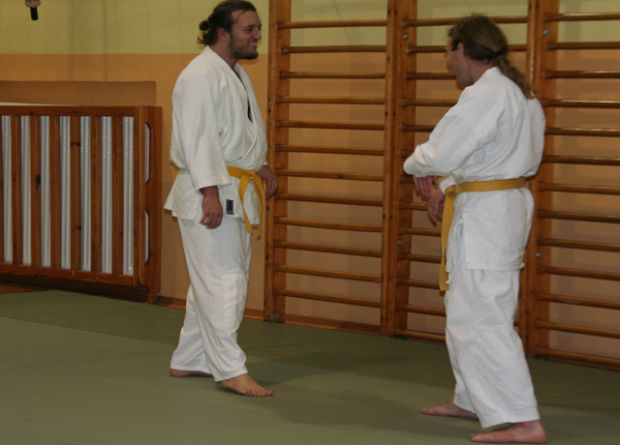 Trening na novih blazinah