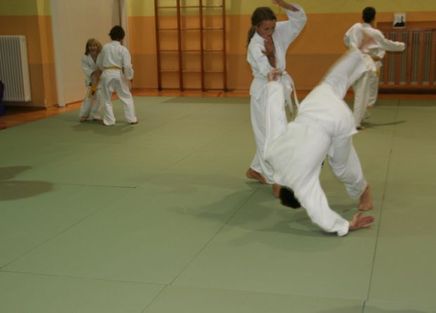 Trening na novih blazinah