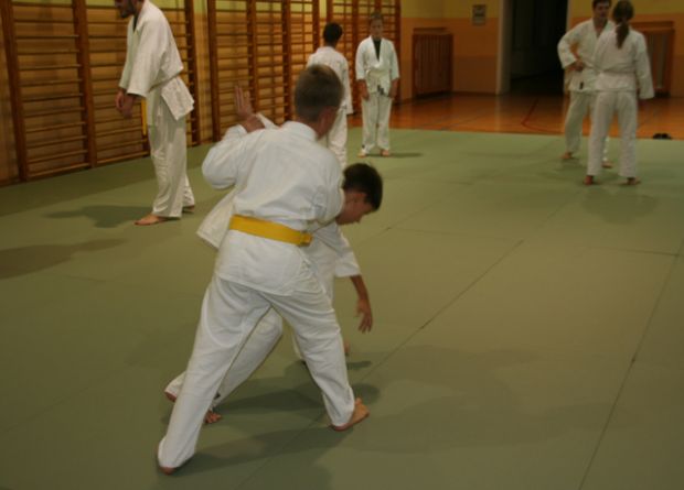 Trening na novih blazinah