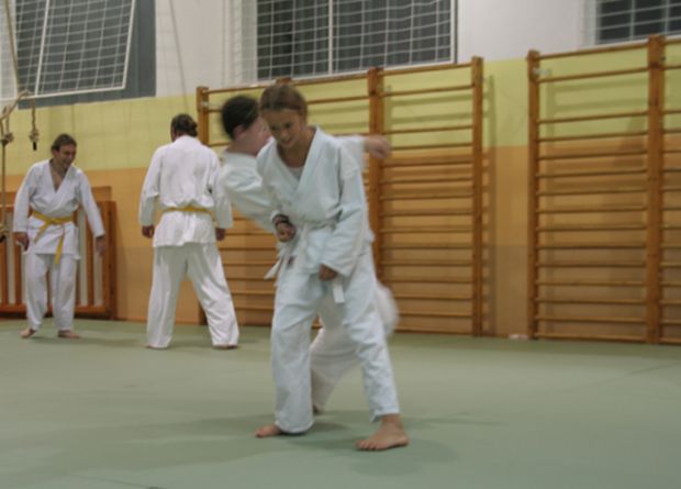 Trening na novih blazinah