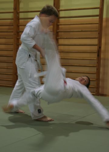 Trening na novih blazinah